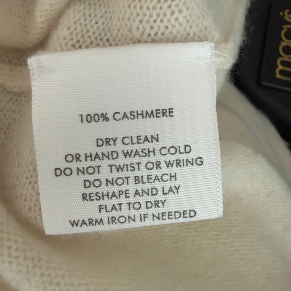 White + Warren Short Sleeve Cashmere Cardigan size medium - Picture 6 of 6